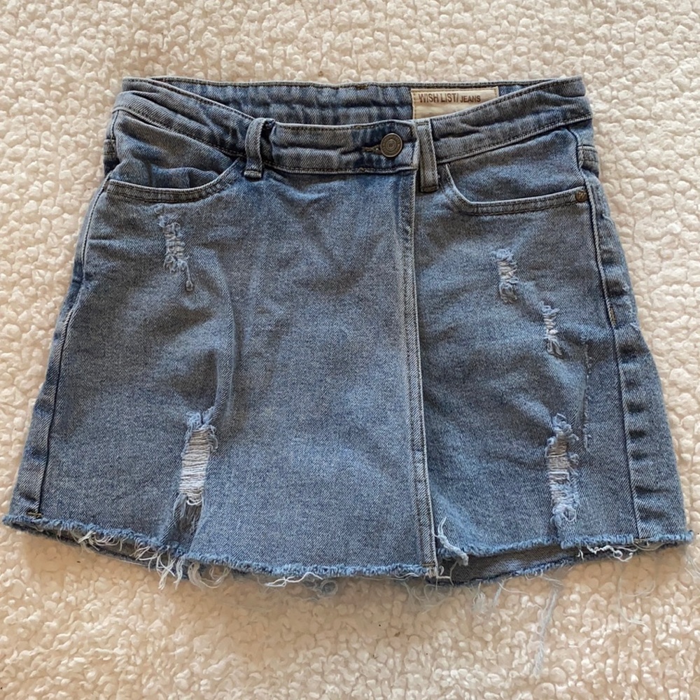 Wish List jean skort